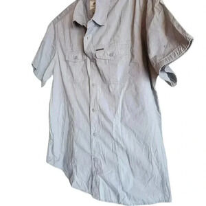 ECKO UNLIMITED Mens Short Sleeve  Collared Cotton Shirt L